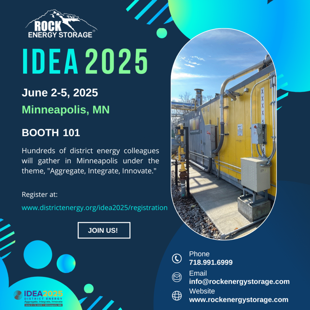 IDEA 2025 – District Energy – Rock Energy Storage